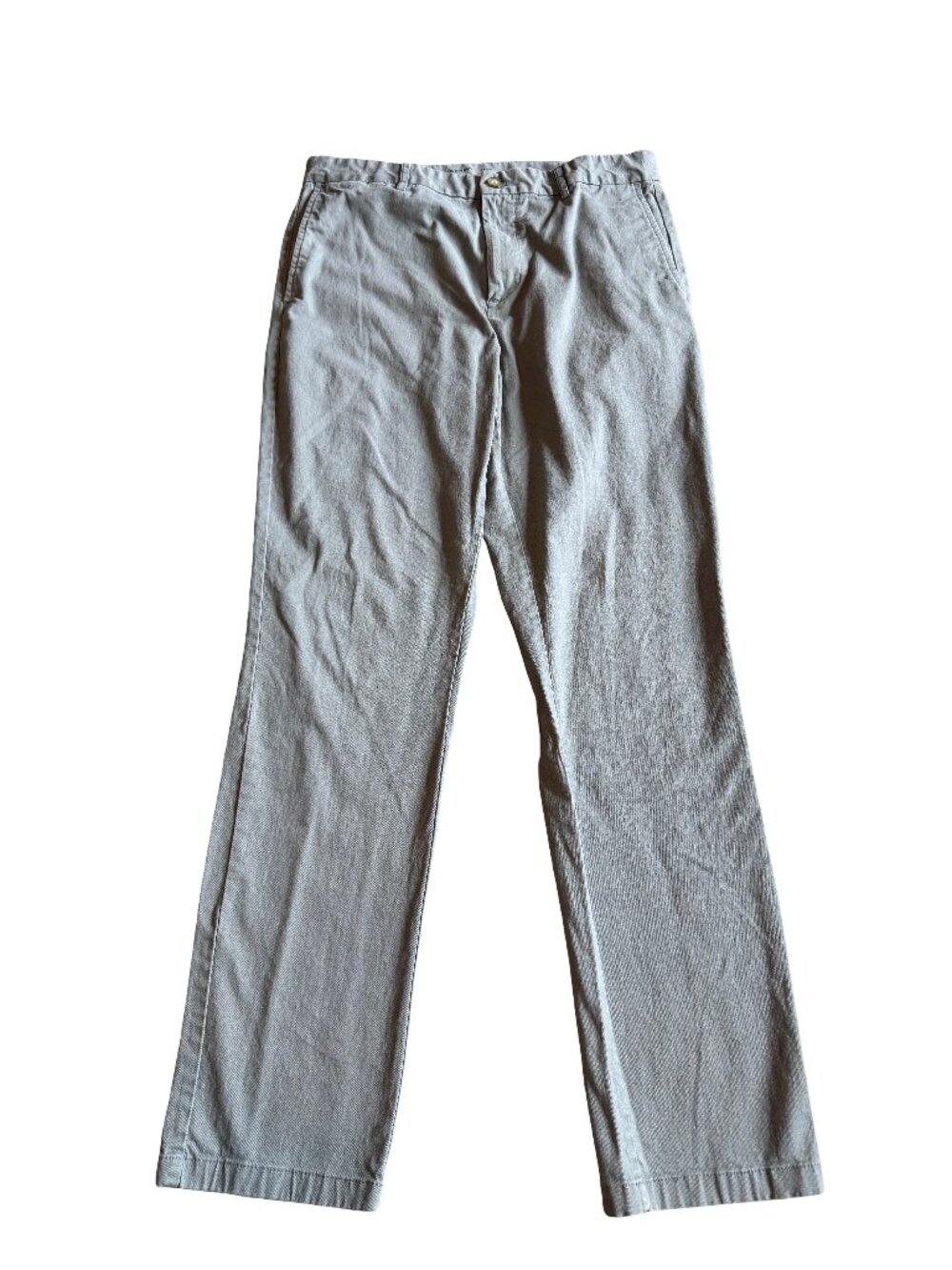 Old Navy Slim Grey Pants Button Fly Chinos Slacks Office Workwear Size 34 Men's